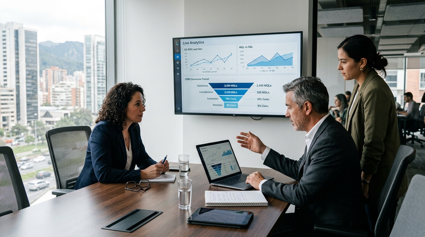 Las Mejores Agencias de Growth Marketing en Bogotá (Guía B2B 2026)